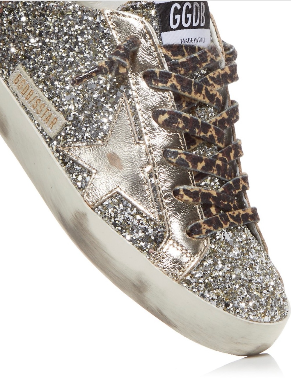 Golden Goose Super star platinum glitter - Picture 2 of 12